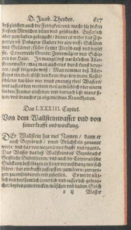 Das LXXXIII. Capitel.