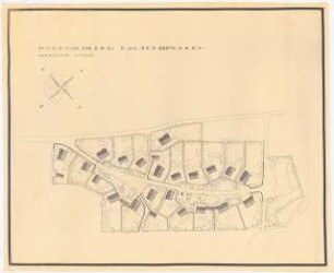 Werksiedlung Kaltenbrunnen (Vorarlberger Illwerke), Bregenz: Lageplan 1:500
