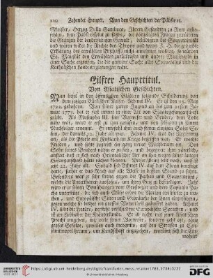 Eilfter Haupttitul. Von Asiatischen Geschichten