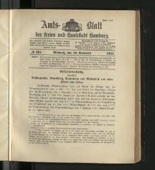 No. 248, 10. November 1915