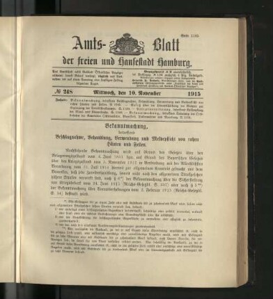 No. 248, 10. November 1915