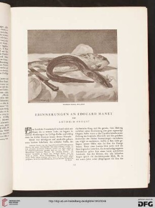 Erinnerungen an Edouard Manet, [1]