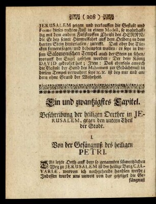 Ein und zwantzigstes Capitel.