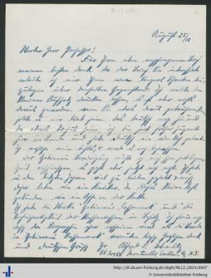 Brief, 25.08.1912