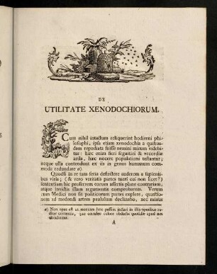 1-40, De Utilitate Xenodochiorum.