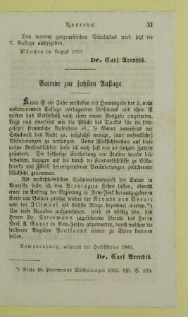 Vorrede zur sechsten Auflage
