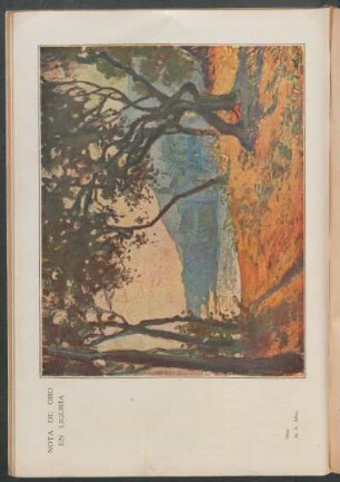 Nota de oro en Liguria - Óleo de A. Alice