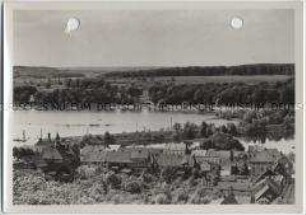 Mölln, Blick vom Wasserturm auf die Stadt