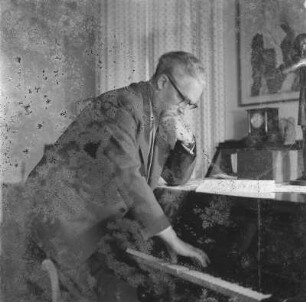 Porträt Kapellmeister Wilhelm Hübner