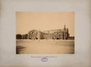 Hauptbahnhof, Bremen: Hauptansicht des Empfangsgebäudes