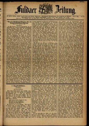Ausgabe vom Mittwoch, den 18. März 1885.