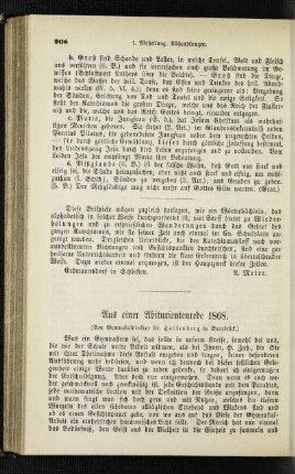 Aus einer Abiturientenrede 1868