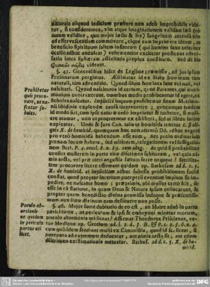 §. 46. Poculo abortionis ne quidem in periculo partus uti licet