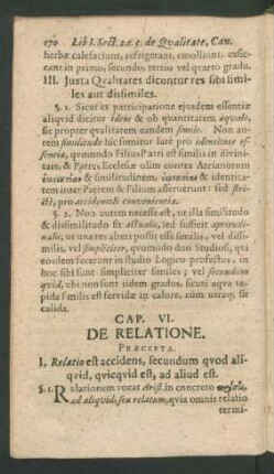 Cap. VI. De Relatione.