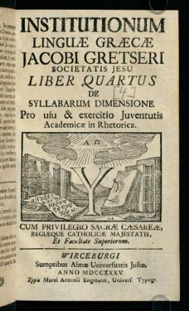 1-102, Prosodia Graeca (Institutionum Linguae Graecae Jacobi Gretseri Societatis Jesu Liber Quartus)