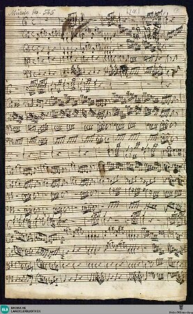 Symphonies - Mus. Hs. 565 : orch, cemb; D; BrinzingMWV 7.65