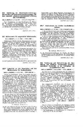 Arbeitseinsatz der Schüler berufsbildender Schulen : [Amtliche Erlasse] ; [Amtlicher Teil]