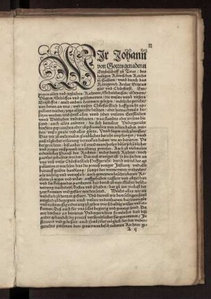 Wir Johann von Gottes genadenn Ertzbischoff zu Trier ...