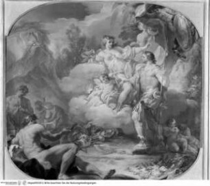 Bilderzyklus mit Szenen der Aeneis, Bilderzyklus mit Szenen der Aeneis: Venus übergibt Aeneas seine Waffen
