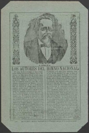 Los autores del himno nacional.