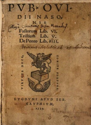 Fastorum libri VI