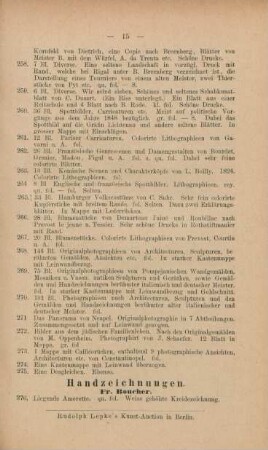 Handzeichnungen