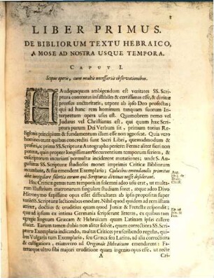 Historia critica Veteris Testamenti