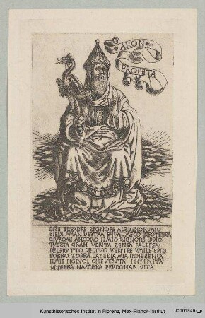 Propheten (Faksimiles), florentinisch : Aaron (Faksimile)