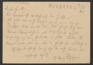 Brief an Ludwig Strecker (senior) an B. Schott's Söhne : 13.05.1946