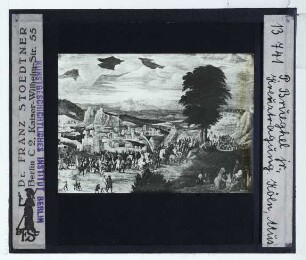 Brueghel (Pieter d.J., Nachfolge), Kreuztragung (Privatbesitz)