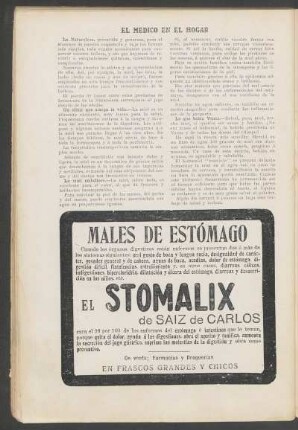 El médico en "El Hogar"