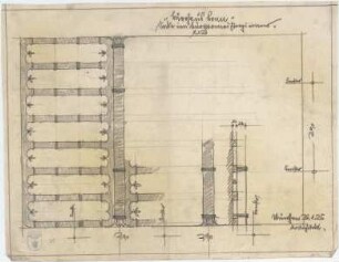Bestelmeyer, German; Bonn (Nordrhein-Westfalen), Mühlheimerplatz; Verwaltungsgebäude - Mappe 3: Bürgermeisterzimmer (Deckenabwicklung; Details)