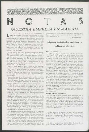 Notas - Nuestra empresa en marcha
