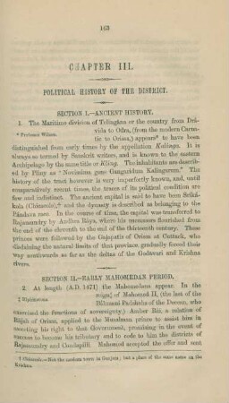 Chapter III. Political history of the district