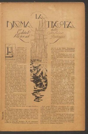 La broma trágica : Ilusró Aristídes Rechaín