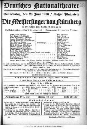 Die Meistersinger von Nürnberg
