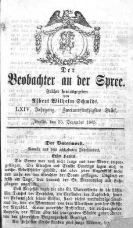 52. Stück, 25. Dezember 1865