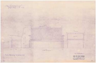 Haus Darré, Berlin-Dahlem Umbau: Lehnstuhl, Bank, Tisch 1:10