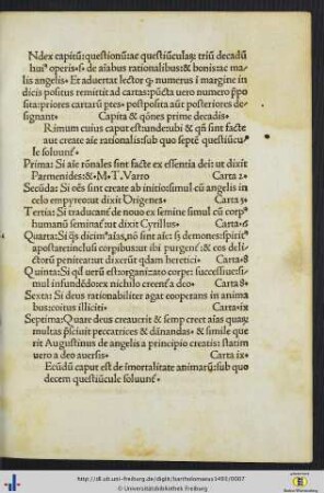 Index capitum:questionum:ac questiuncularum