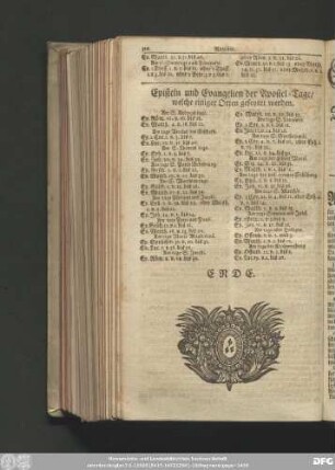 Episteln und Evangelien der Apostel-Tage, welche einiger Orten gefeyret werden.