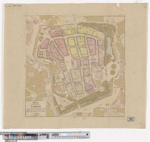 Plan der innern Stadt Leipzig