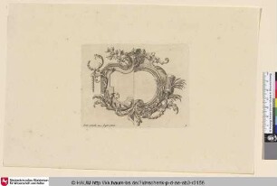[Ornament-Kartusche; Ornamental subject]