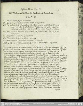 De Ususfructus Divisione in Causalem & Formalem. Cap. II