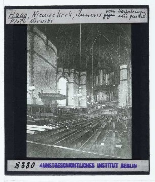 Den Haag, Nieuwe Kerk : Innenraum