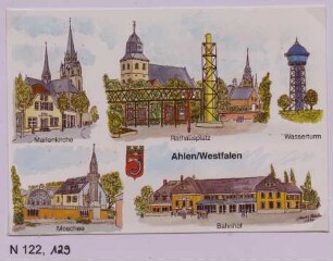 Ahlen in Westfalen - Postkarte