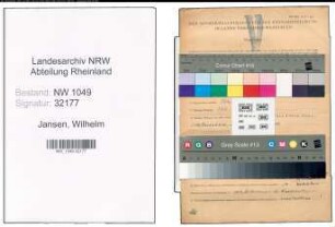 Entnazifizierung Wilhelm Jansen , geb. 01.11.1922 ()