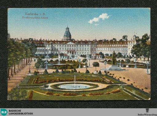 Karlsruhe i. B. Großherzogliches Schloß