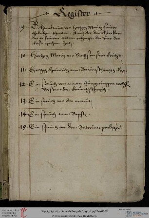 Register zu 2r–14r