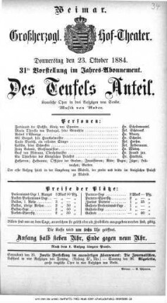 Des Teufels Anteil