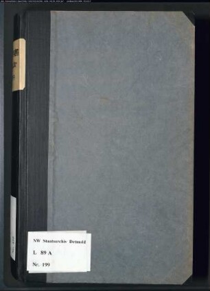 Gogerichtsregister Vogtei Langenholzhausen